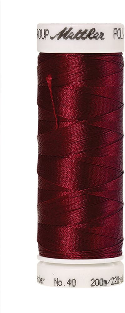 Mettler borduurgaren - Rood - Nr 1912 - Polysheen - 200 meter