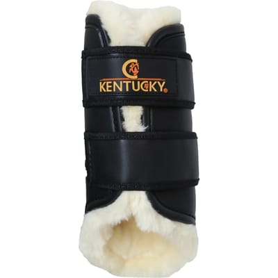 Kentucky Horsewear - Allround beschermers leder zwart achter
