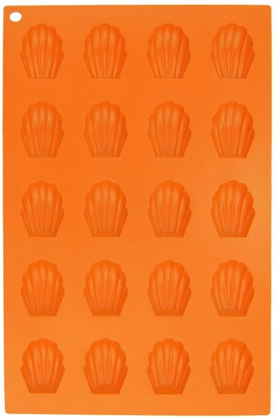 Orion Sillnie - Bakvorm - Silikon - Muschelvorm - Oranje
