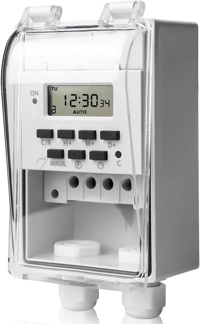 Digitale Programmeerbare Tijdschakelaar met LCD Display - Multifunctioneel Interval Relais