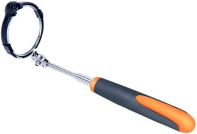 Draaibare telescopische spiegel 1 stks Verstelbare Reparatie Voertuig Chassis Telescopische Inspectiespiegel met LED Licht 55 mm Flexibel en compact