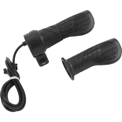 Poignée d'accélérateur à pouce pour vélo électrique, contrôle de vitesse, câble 1,6 m, interface SM, poignée d'accélérateur pour vélo black