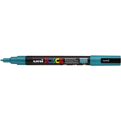 Posca marker met conische punt schrijfdikte fijn smaragdgroen