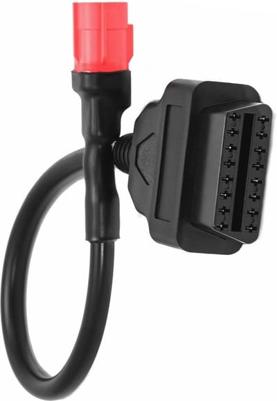 Diagnostische OBD2 Kabel voor Honda Motorfietsen - 6-polige naar 16-polige Adapter
