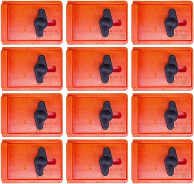 Vloer Nivelleer Wiggen - Afstandhouders Set - Vloeren Leggen - Verstelbare Hoogte - 12 Stuks - Grijs
