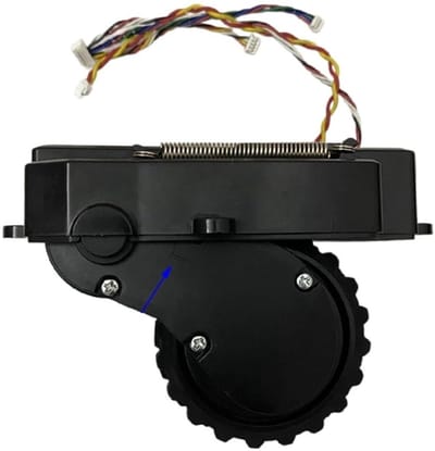 Robotstofzuiger Wielen - Reserveonderdelen Motor - Stofzuigen Onderhoud - Eenvoudig te Installeren - 50 gram - Zwart