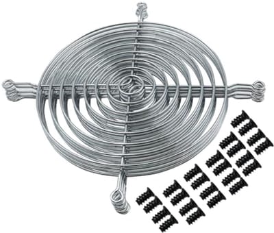 140 mm Ventilatorrooster - 5 Stuks Zilver voor Axiale Ventilatoren