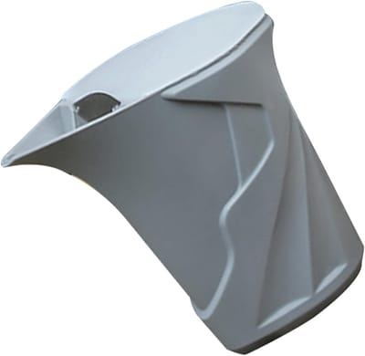 Kampvuur Koffiepot - Waterketel Handfilter - Outdoor Koffie Zetten - Ergonomisch Ontwerp - 360ml - Grijs