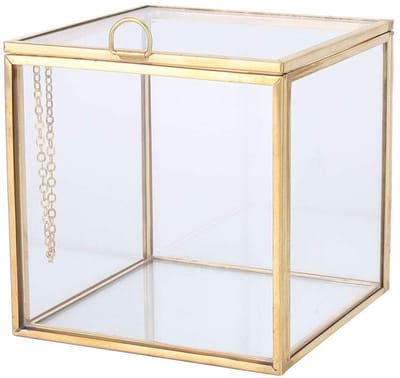Dailygoods- Terrarium 3-voudig - Glazen Container - Geometrisch Design - Plantenbak voor Vetplanten - DIY Miniatuur Tuin - Onderhoudsvriendelijk Decor