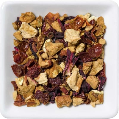 Fruitmelange thee Appel-Citroen 100 gram losse thee in stazak