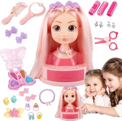Kappers speelset - Schoonheidssalon - Kinderen spelen - Veilig geurloos design - 30 x 30 x 18 cm - Uniek
