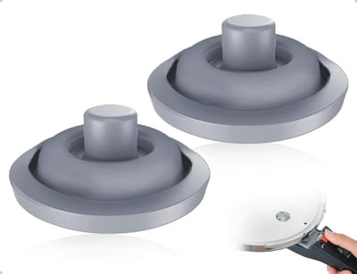 Set van 2 Vervangende Siliconen O-ringen voor Snelkookpannen, Geschikt voor 2.5 L - 8.5 L, Diameter 18 cm en 22 cm, Duurzaam en Flexibel