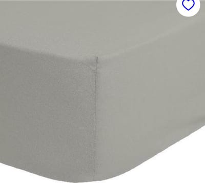Bed Care Jersey Stretch Hoeslaken - 160x200 - 100% Katoen - 30CM Hoekhoogte - Grijs