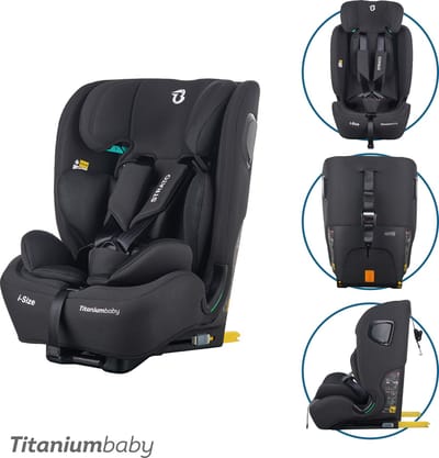 Titaniumbaby Autostoel Strato I-size zwart