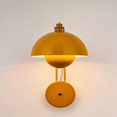 Wandlamp Semicirkel - Sfeerverlichting Muur - Woonkamer Verlichten - Europees Design - 3.9 Inch - Oranje