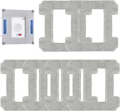 Wasbare Microvezel Reinigingsdoeken voor Raamreinigingsrobots, Herbruikbare Vervangdoeken voor Efficiënte Ramenreiniging en Onderhoud