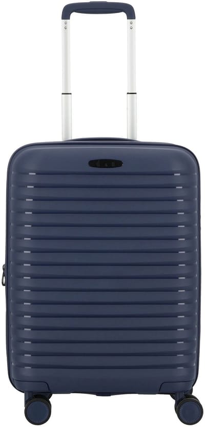 d & n Travel Line 4500 4 wielen Cabinewagen S 55 cm met uitbreidingsplooi - Harde bagage - TSA slot - darkblue