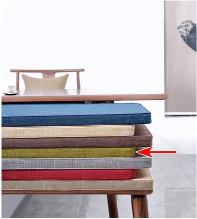 wangk Settee Kussen Outdoor Bench Pad Kussen Two Seater - Vezel gevuld, voor Tuin Bank of Swing - Bank Kussens voor 2 Personen Kussen Settee Kussen-Groen 100×40×8cm (39×15×3.2,5 cm)