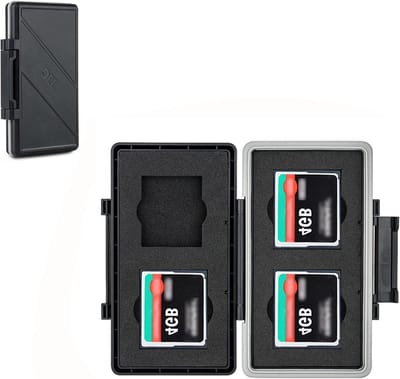 Waterdichte en Schokbestendige CF Kaart Houder voor Compact Flash Geheugenkaarten, Geschikt voor Canon en Nikon Camera's