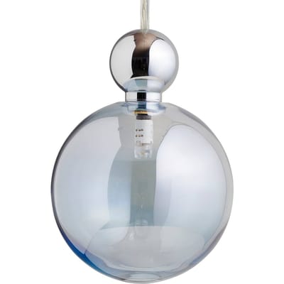 EBB & FLOW Uva L Hanglamp, bal zilver, topaas
