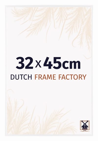 Fotolijst 32x45 cm - Kunststof - Wit Hoogglans - Easy