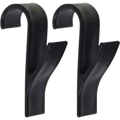Hanger - haak - set van 2 - Zwart