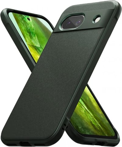 Ringke Onyx | Hoesje Geschikt voor Google Pixel 8a | Back Cover Flexibel TPU | Militaire Standaard | Groen