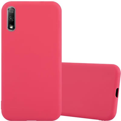 Cadorabo Hoesje geschikt voor Honor 9X in CANDY ROOD - Beschermhoes gemaakt van flexibel TPU silicone Case Cover