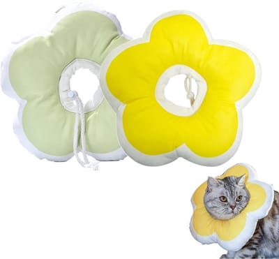 NTHProducts - Wondbescherming - Kattenhalsband - Geel en Groen
