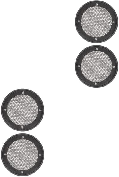 Luidspreker Rooster - Speaker Grille - Autos Audio - Beschermt Bas - 4 Stuks - Zwart