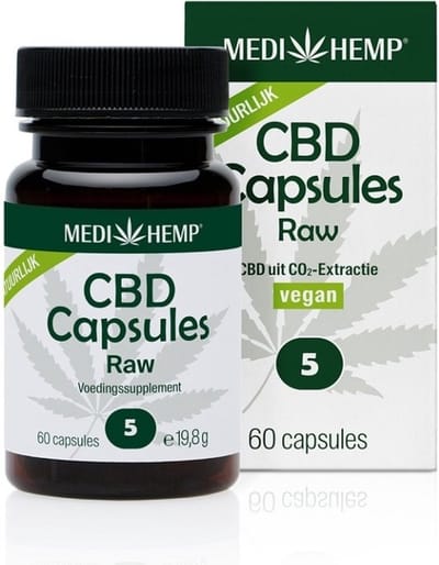 CBD Olie Capsules (5%) Bio 60 capsules – Medihemp