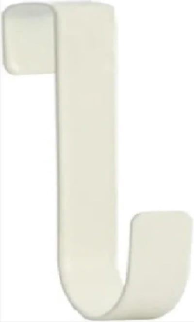 *** 2 Stuks Deurhaak set Kunststof - Deurdikte van 4cm - 2x Deur Ophanghaak - Deurhanger Kapstok - Handdoek & Kleding Ophanghaken - Deur Haken - jassen, handdoeken, theedoe - van Heble® **