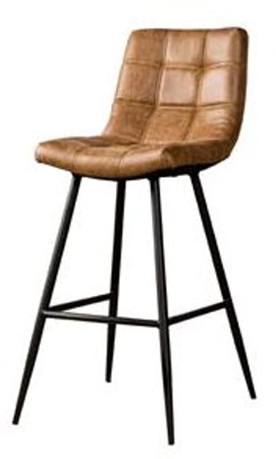 Tower Living Navarra Barstoel - fabric Cognac