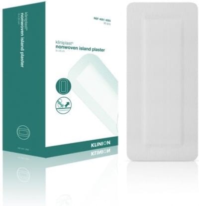 Kliniplast - Eilandpleister - Border waterproof - 9 x 15 cm - 10 stuks