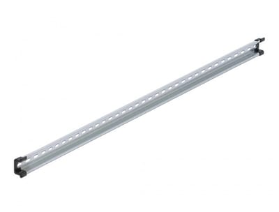 DIN-rail met sleufgaten | 100 x 3,5 x 1,5 cm | staal