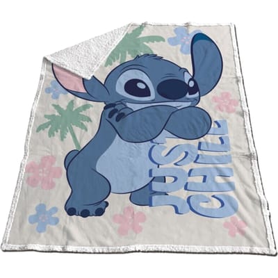 Stitch just chill fleece plaid 130 x 170 cm - polyester