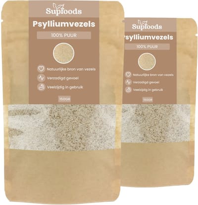 Psylliumvezels - 300 g - Psyllium Husk - Vezelrijk - Zonder toevoegingen