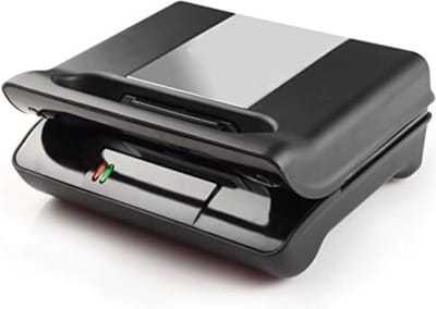 Grill Apparaat Uitneembare Platen - Contactgrill met Uitneembare Platen - Grill Plaat - Tosti Ijzer met Uitneembare Platen -Zwart