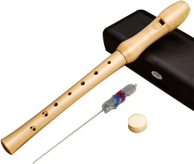 Muziekinstrument Recorder voor Volwassen Beginners - Altviool, Blokfluit in C Toonsoort met Hardcase