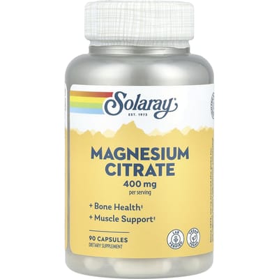 Magnesiumcitraat, 400 mg, 90 capsules (133 mg per capsule)