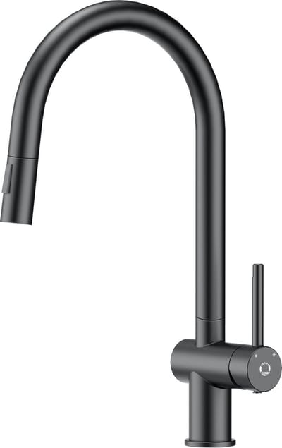 CECIPA max Keukenkraan met Uittrekbare Uitloop - Keukenmengkraan - Handdouche - Uittrekbaar - Flexibele Slang - Zwart