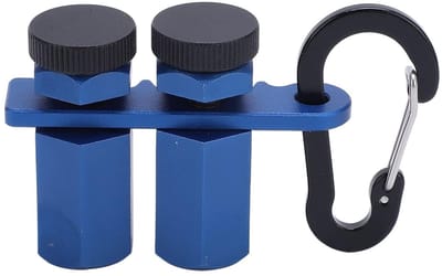 2 Stuks Pedometers, Aluminium Hexagon Meter met Duimschroef, Antislip Vierkante Stops voor Houtbewerking en Constructie