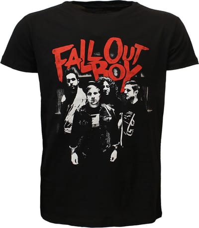 Fall Out Boy Punk Scratch T-Shirt - Officiële Merchandise - L