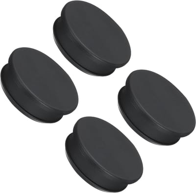Gatstoppers Set - Paneelafdichting Rubber - Gaten Afsluiten - Klikbaar Ontwerp - 48.6mm Diameter - Zwart