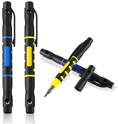 2 Stuks Multitool Schroevendraaiers - 4-in-1 Draagbare Gereedschap Set