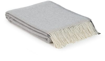 Most - Plaid Milano - 90% Merino wol, 10% Kasjmier wol - 140 x 200 cm - lichtgrijs