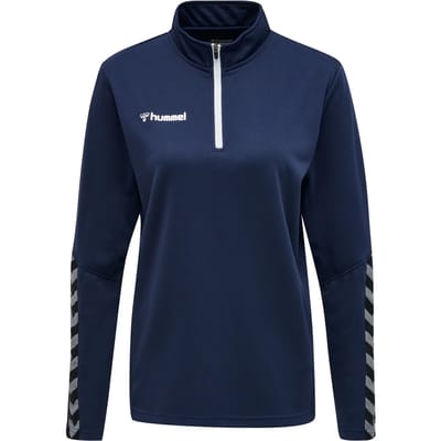Hummel dames-sweater met lange mouwen Hmlauthentic Half Zip Wo 204929