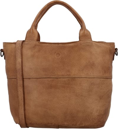 Hide & Stitches Paint Rock Schoudertas - Leer - Handtas - Crossbodytas - Leren Dames Tas - Cognac