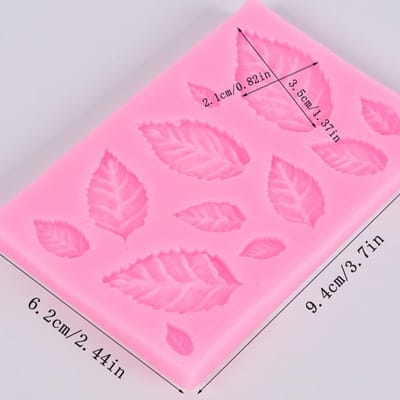 DIY Taart Bak Decoratie Blad Siliconen Vorm Fondant Taart Keuken Bakgereedschap Chocoladevorm Plant Blad Siliconen Vorm