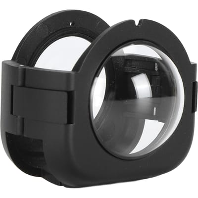 Actiecamera Lensbeschermer Beschermhoes Cover Krasbestendig Gesptype Optisch Glas Lensdop black